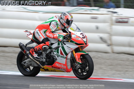 2010-05-08 Monza 0930 La Roggia - Superbike - Qualifyng Practice - Max Biaggi - Aprilia RSV4 Factory
